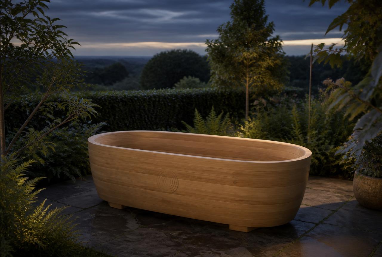 Wooden Soaking Bathtub
